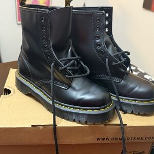 Dr. Martens Black Combat Boots